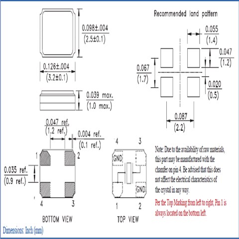 ABM8-12.000MHz-12-D(N)4Y(H)-,3225貼片晶振,ABRACON晶振
