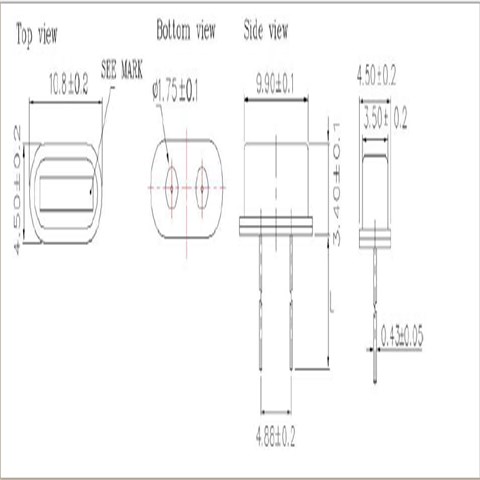 XIHEELAANF-4.000000,-40~85°C,4MHz,臺灣泰藝插件晶振