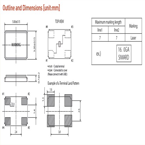 希華晶振,貼片晶振,SX-5032晶振,臺灣進(jìn)口晶振