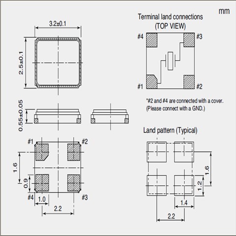 NX3225SA-20.000M-STD-CRS-2,3225車規(guī)晶振,NDK諧振器