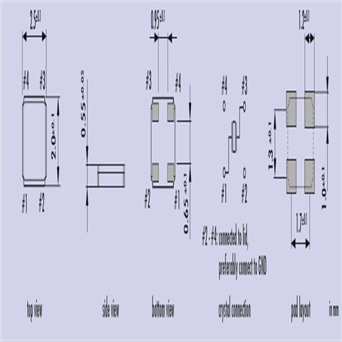 Q40.0-JXS22-10-10/10-FU-WA-LF,JAUCH無源晶振,2520石英晶振