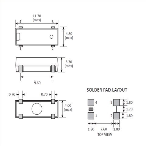 Golledge晶振,貼片晶振,GSX-309晶振,進口石英晶振