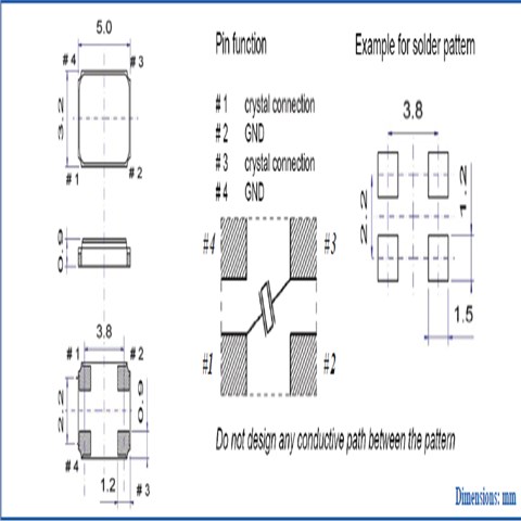 ABM3-8.000MHZ-D2Y-T,5032黑色面陶瓷晶振,ABRACON諧振器