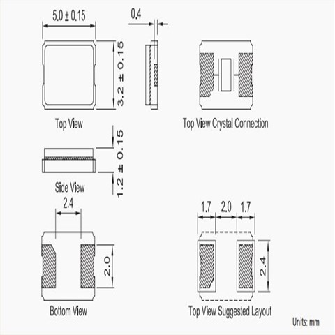 TXC汽車晶振,行車記錄儀晶振,AA-8.000MALV-T晶振