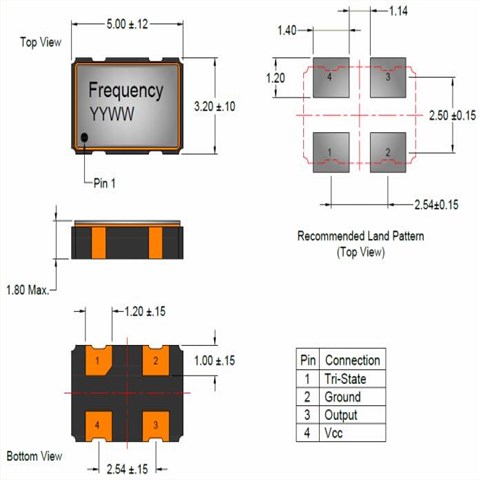 A807T-H-2-4085-3-3R3-27M000000,Anderson品牌,6G通信設備晶振