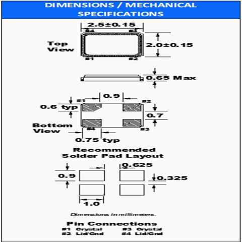 FC2BA無源晶振,FOX低損耗晶振,FC2BAEBEI12.0-T1無人機(jī)晶振
