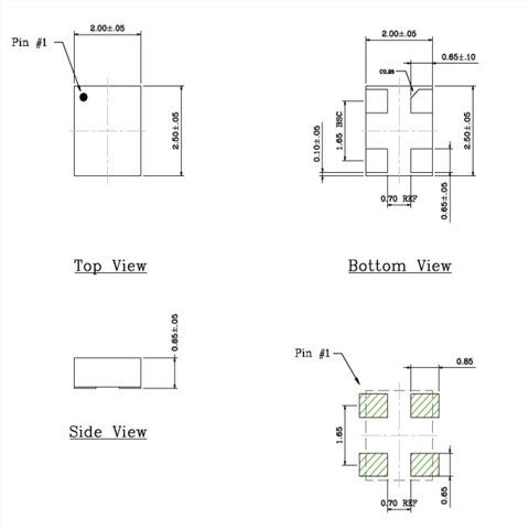 DSC1001DL5-024.0000T,2520mm振蕩器,Microchip工業(yè)應(yīng)用晶振