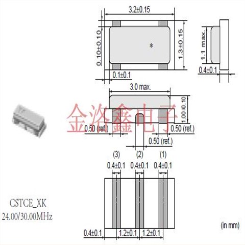 CSTCE8M0V53-R0,日本村田Murata晶振,測量儀器設(shè)備晶振