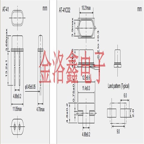 EXS00A-AT00295,NDK日產(chǎn)進(jìn)口晶振,AT-41石英晶振