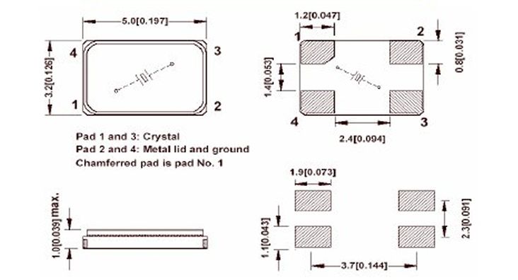 CORE無源晶體,CS0503 24.000貼片晶振,醫(yī)療設(shè)備晶振