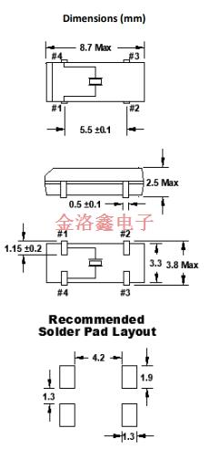 FKFSREIHM0.032768-T3,FOX?？怂咕д?FSRLF諧振器,8038晶振